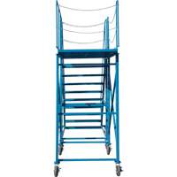 Snow Ladder, Steel, 10 Steps, 99" H, 85-1/2" D, 48" Step, Serrated The Estey Group