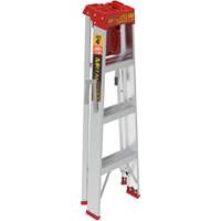 Step Ladder with Paint Tray, 4', Aluminum, 200 lbs. Capacity, Type 3 The Estey Group