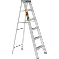 Step Ladder, 6', Aluminum, 225 lbs. Capacity, Type 2 The Estey Group
