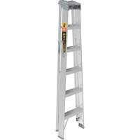Step Ladder, 6', Aluminum, 225 lbs. Capacity, Type 2 The Estey Group