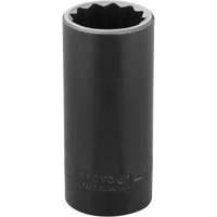 Socket, Impact, 1-1/8", 1/2" Drive, 12 Points, Deep The Estey Group