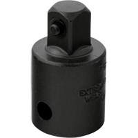 Socket Adapter, Impact, 1/2" Drive, 3/8" Socket, 1-7/16" L The Estey Group