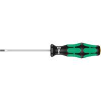 Slotted Screwdriver, 3/32" Tip, Round, 5-11/16" L, Plastic Handle The Estey Group