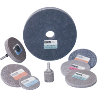 Standard Abrasives 500 Series Soft Density Unitized Wheels, 3" x 1/4", 1/4" Arbor, Medium Grit, Aluminum Oxide The Estey Group