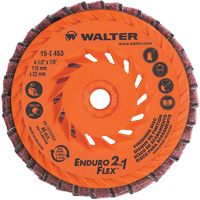 Enduro-Flex 2-in-1 Flap Disc, 4-1/2" x 5/8"-11, 80 Grit, Ceramic The Estey Group