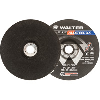 ALLSTEEL XX Depressed Centre Grinding Wheels, 7" x 1/8", 7/8" Arbor, Type 27 The Estey Group