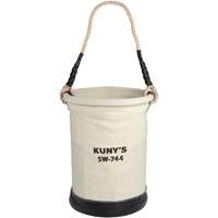 Heavy-Duty Buckets, 11" L x 11" W x 16" H, Canvas, Beige The Estey Group