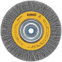 Brosse &agrave; fils torsad&eacute;s d&eacute;tabli, 6" dia., Fils 0,014", Arbre 5/8" - 1/2" The Estey Group