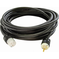 Heavy-Duty Neoprene Extension Cords, Indoor/Outdoor, SOOW, 12/3 AWG, 15 A, 25' The Estey Group