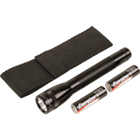 Mini&reg; Flashlights, Incandescent, 14 Lumens, AA Batteries The Estey Group