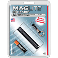 Solitaire&reg; Flashlights, Incandescent, 2 Lumens, AAA Batteries The Estey Group