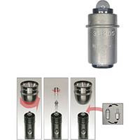 Lampes de poche Mini, DEL, 97 lumens, Piles AA The Estey Group