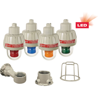 Explosion-Proof LED Warning Lights With XLT Technology, Continuous/Flashing, Amber The Estey Group