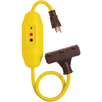 GFCI Protected Tri-Cords, 120 V, 15 A, 2' Cord The Estey Group