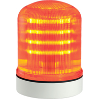 Streamline&reg; Modular Multifunctional LED Beacons, Continuous/Flashing/Rotating, Amber The Estey Group