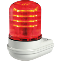 Streamline&reg; Modular Multifunctional LED Beacons, Continuous/Flashing/Rotating, Red The Estey Group