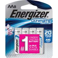 Batteries au lithium Ultimate, AA, 1,5 V The Estey Group