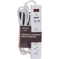 Limiteur de surtension avec chargeur USB, 6 Prises, 1200 J, 1875 W, Cordon 6' The Estey Group