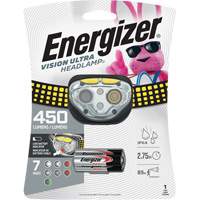 Lampe frontale industrielle Vision Ultra, DEL, 450 lumens, 2 hres de fonctionnement, piles AAA The Estey Group