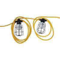 LED Stringlights, 10 Lights, 1200" L, Metal Housing The Estey Group
