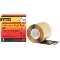 Ruban de r&eacute;paration de gaines pour c&acirc;bles Scotch, 51 mm (2") x 1,8 m (6'), Noir, 60 mils The Estey Group