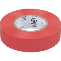 Ruban isolant, 19 mm (3/4") x 18 m (60'), Rouge, 7 mils The Estey Group