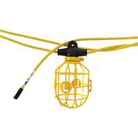 Heavy-Duty Moulded Stringlights, 10 Lights, 1200" L, Plastic Housing The Estey Group