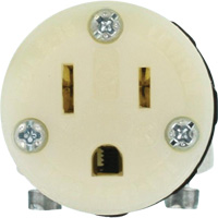 Hospital Grade Extension Plug Connector, 5-15R, Nylon The Estey Group