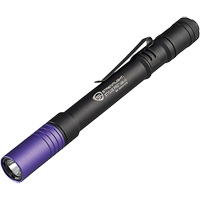 Lampe stylo UV avec port de recharge micro USB Stylus Pro, DEL, Corps en Aluminium, piles Rechargeable, Compris The Estey Group