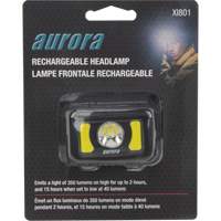 Headlamp, LED, 350 Lumens, 2 Hrs. Run Time, Rechargeable Batteries The Estey Group