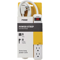 Bloc multiprise, 6 Prise(s), 8', 15 A, 1875 W, 125 V The Estey Group