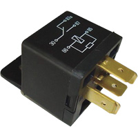 SPDT Mini Relay with Resistor, Plug, 40 Amps, 12 V The Estey Group