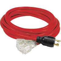 Rallonge pour g&eacute;n&eacute;ratrice avec triple fiche, STW, AWG 10, 3 prise(s), 25' The Estey Group