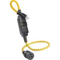 Cordon avec disjoncteur diff&eacute;rentiel (DDFT) &agrave; r&eacute;armement automatique, 120 V, 20 A, Cordon de 3' The Estey Group