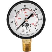 Economy Pressure Gauge, 2" , 0 - 60 psi, Bottom Mount, Analogue The Estey Group